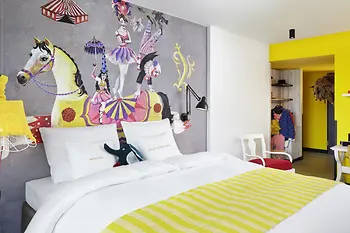 Hotel room at 25hours Hotel close to MuseumsQuartier