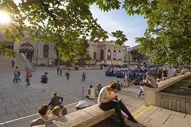 MuseumsQuartier, central courtyard 