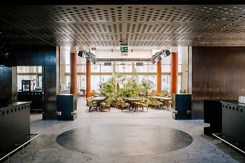 Dancefloor in a disco