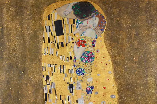 Painting "The Kiss" by Gustav Klimt
