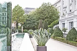 Dining garden at Palais Coburg