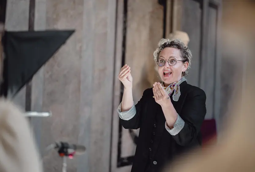 Dolmetscherin für Gebärdensprache