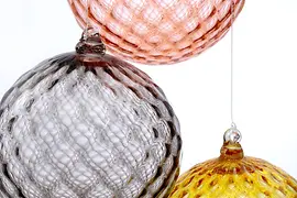 Christmas tree bauble made from glass