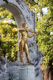Johann Strauss monument in the Stadtpark