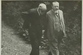 Photo of Sigmund and his brother Alexander Freud