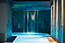 Grotto pool at the Vienna Spa