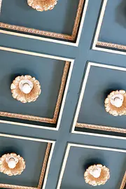 Wohnung Löwenbach Speisezimmer Renovierung Decke 2021